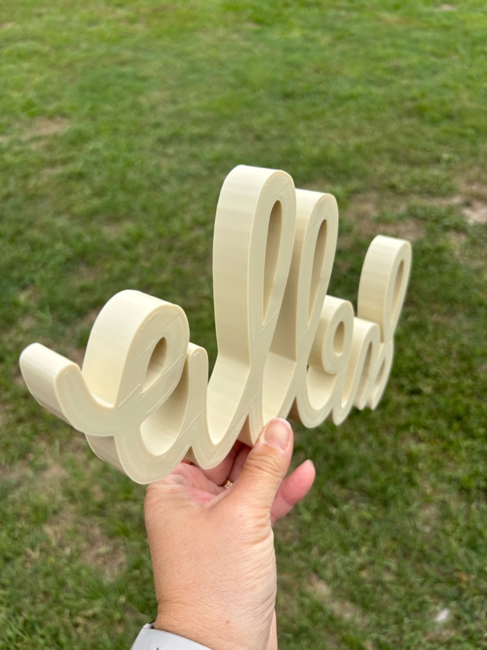 Hello script sign - Picture 2 of 2